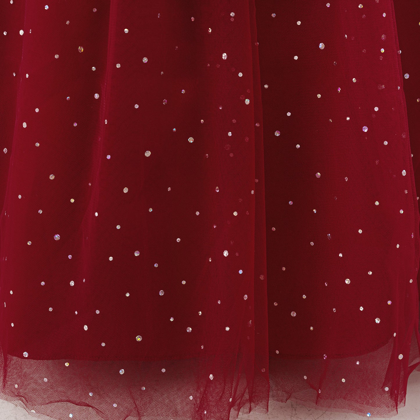Sequin Bowknot Maxi Dress for Girls – Sparkly Party & Flower Girl Gown