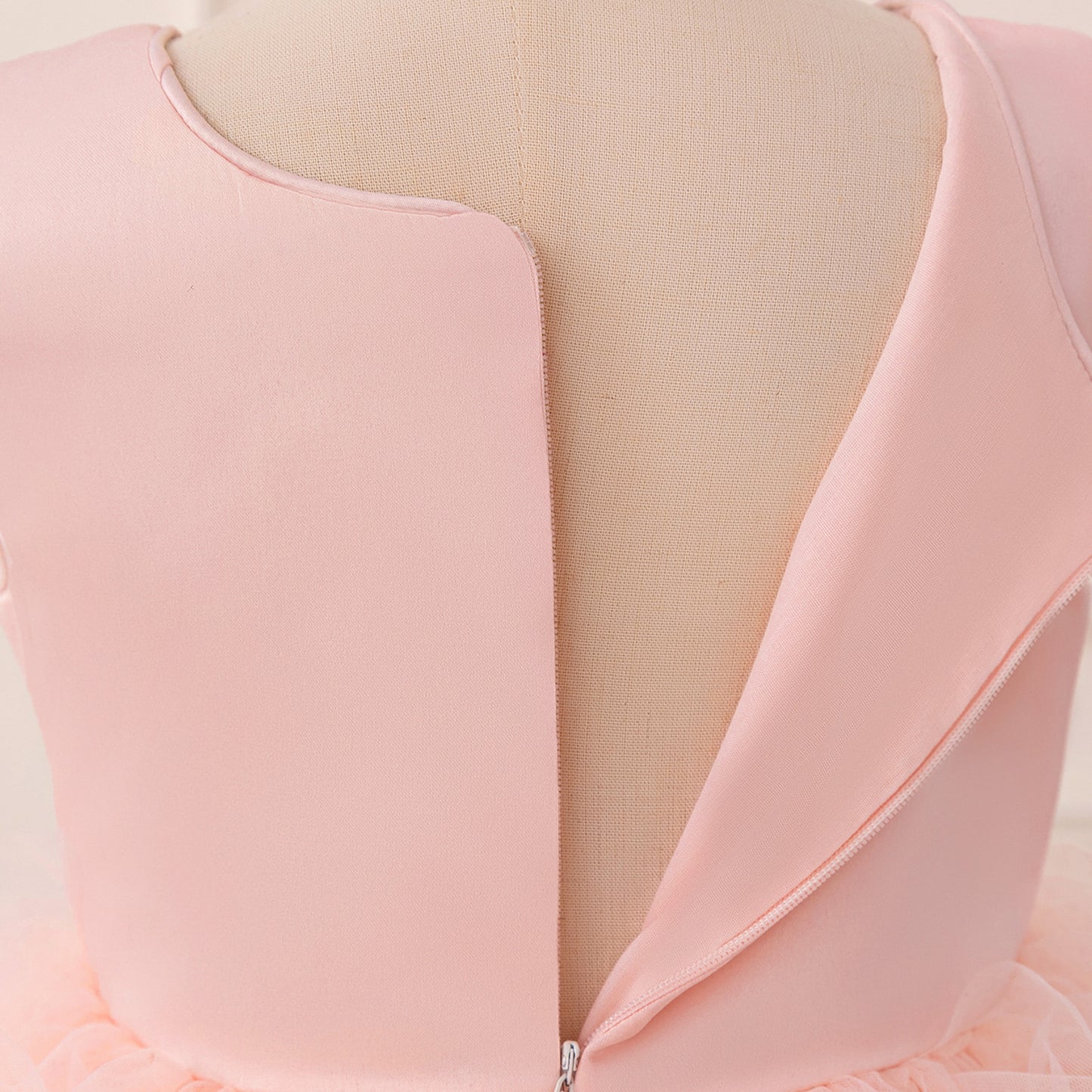 Kids' Sequin Puffy Ball Gown Dress – Tea-Length Flower Girl & Party Wear