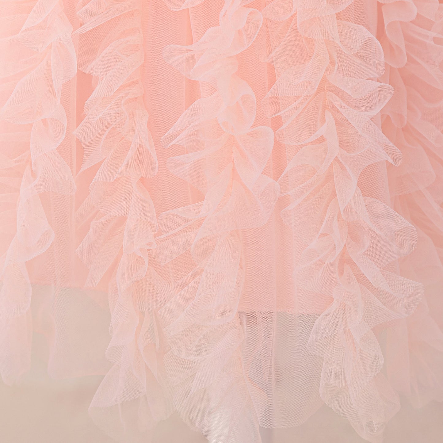 Kids' Sequin Puffy Ball Gown Dress – Tea-Length Flower Girl & Party Wear