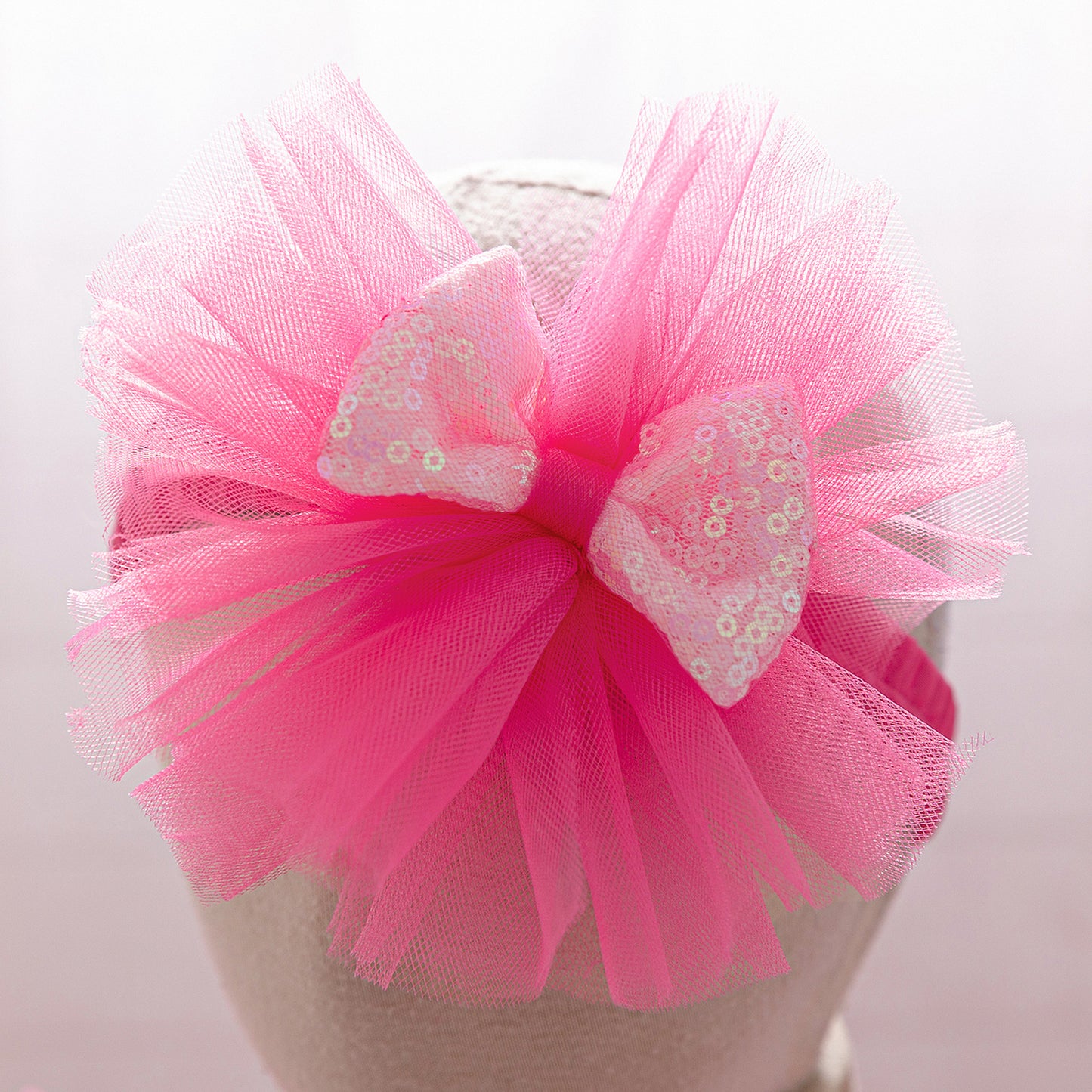 Sequin Sweetheart Puffy Ball Gown Tea-Length Dress for Little Girls