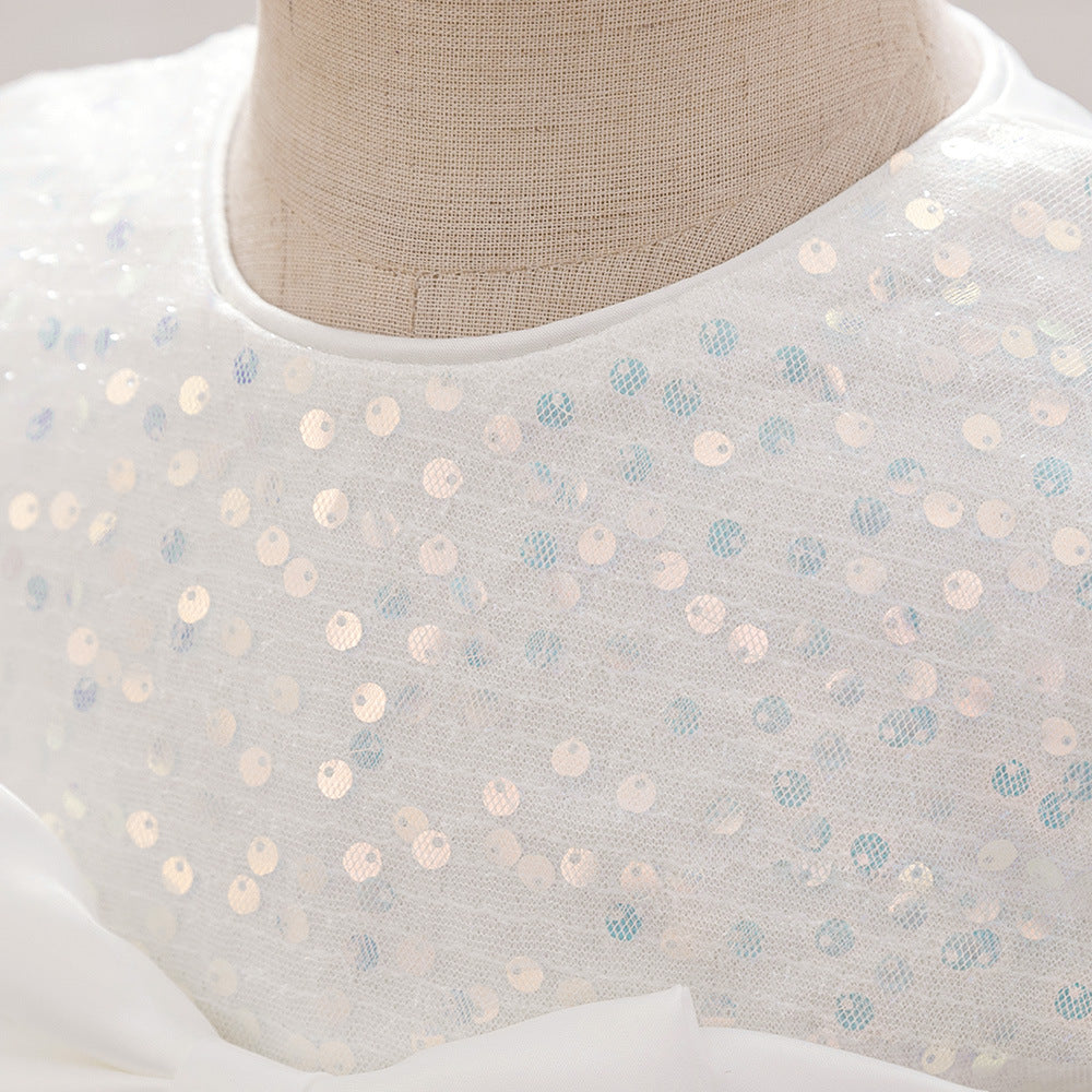 Cute Sequin Puffy Ball Gown Dress for Baby Girls – Party, Wedding & Holiday Outfit