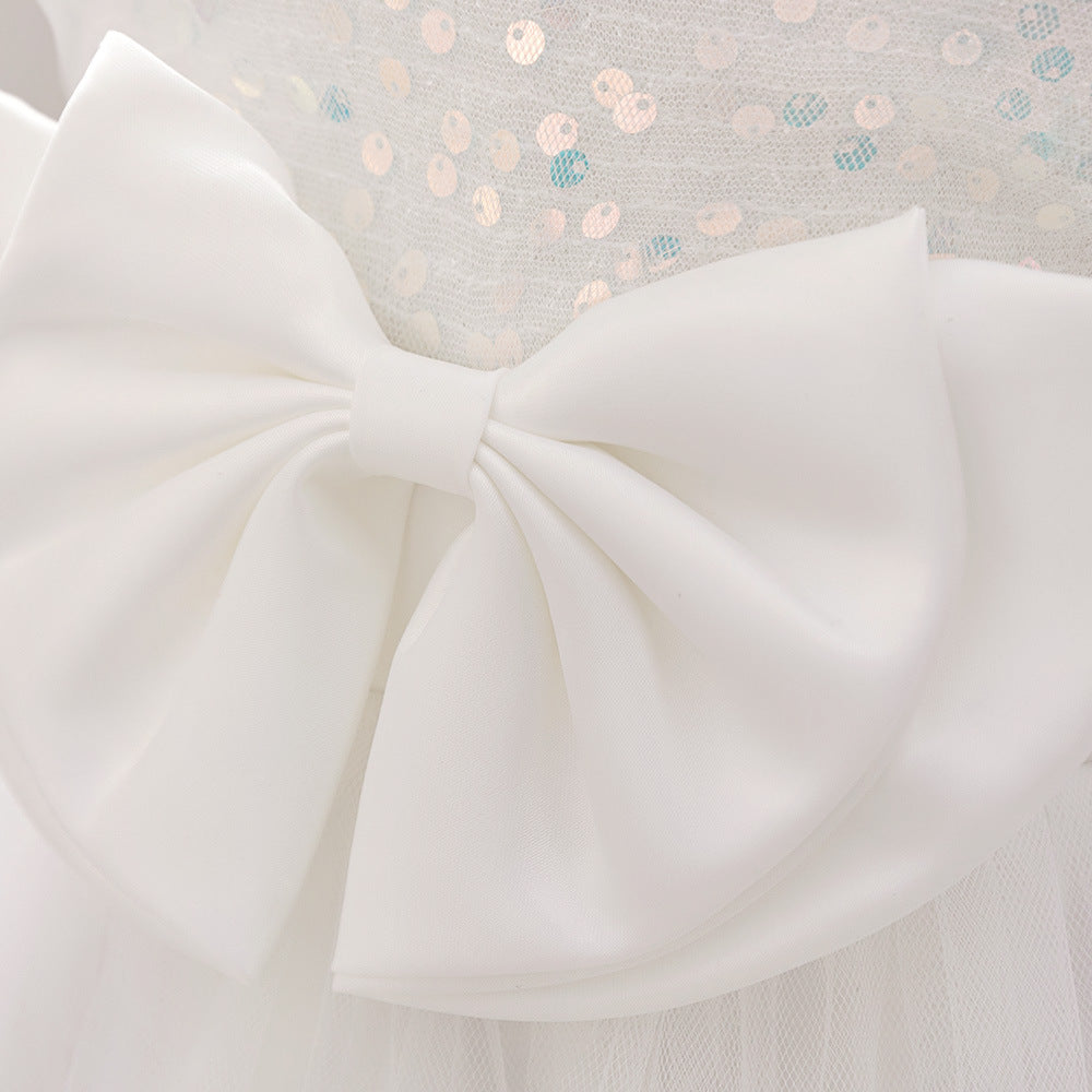 Cute Sequin Puffy Ball Gown Dress for Baby Girls – Party, Wedding & Holiday Outfit