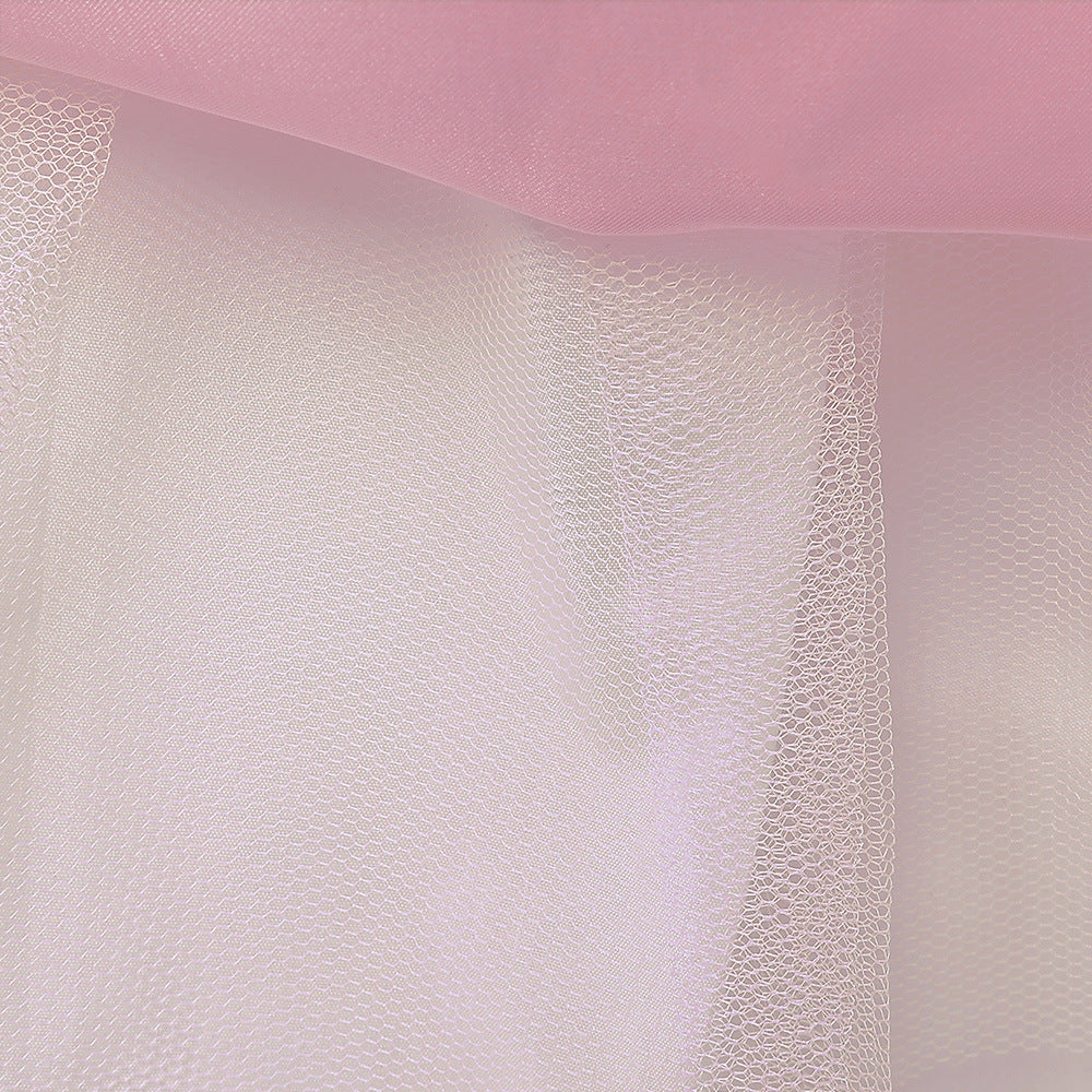 Sleeveless A-Line Tulle Maxi Dress for Girls - Princess Party & Wedding Gown
