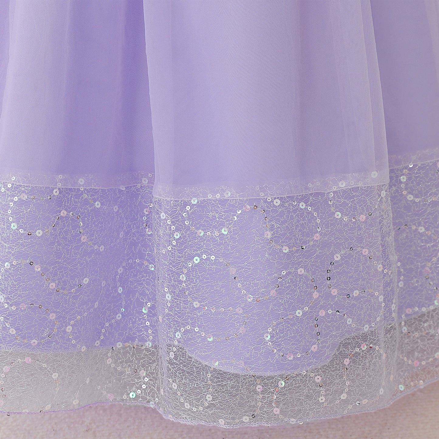 Sparkly Off-Shoulder Tulle Maxi Dress for Girls | Sequined Formal Party Gown