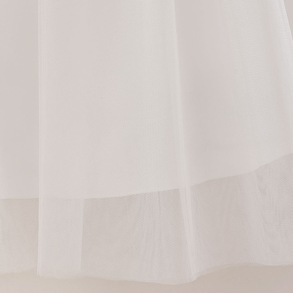 Sweetheart Neck Tulle Princess Dress for Girls with Bowknot | Maxi A-Line Gown
