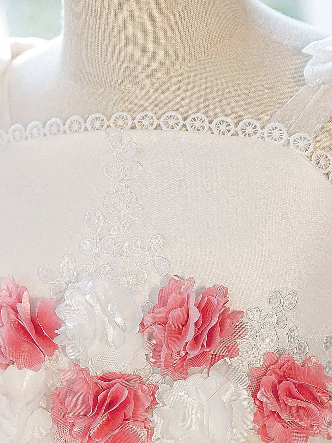 Puffy Sweetheart Flower Girl Dress White | Kids Party Princess Gown