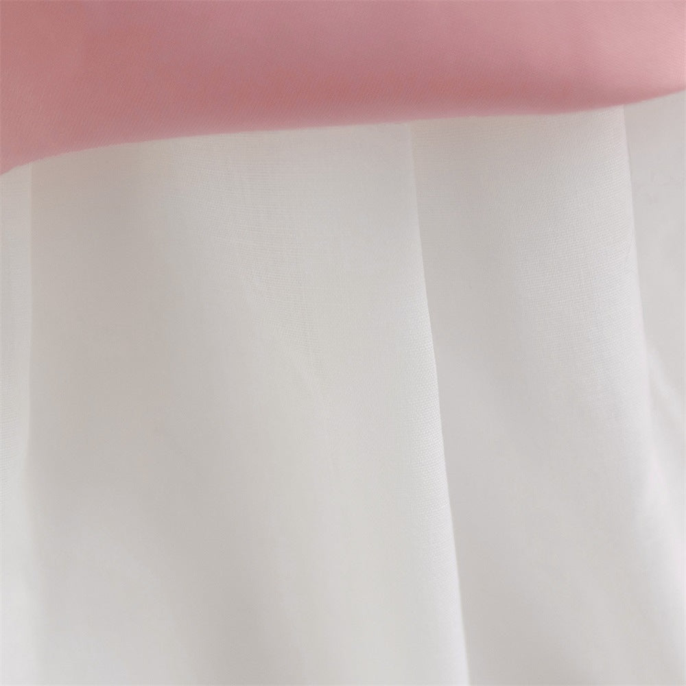 Light Pink Toddler Tulle Maxi Dress with Flowers – Cute Party & Flower Girl Gown