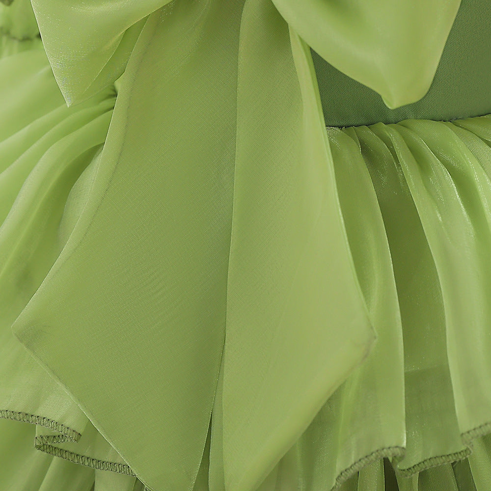 Cute Tiered Tulle Bowknot Princess Dress for Baby Girls | Party & Flower Girl Outfit