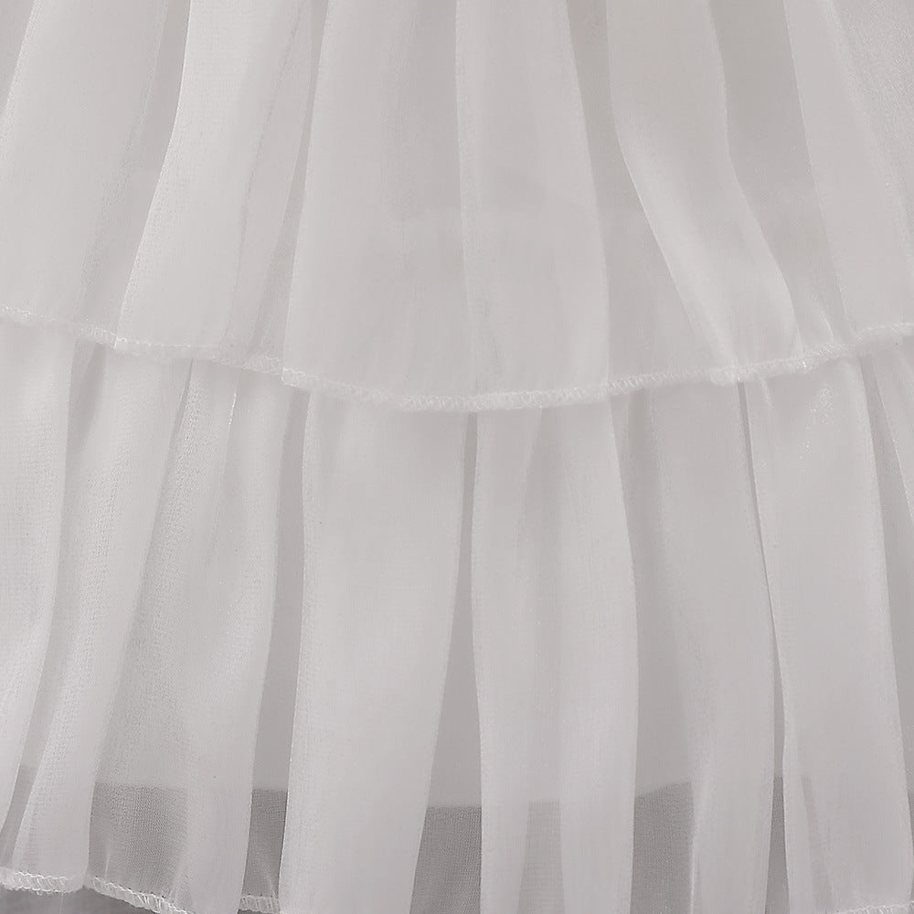 Cute Tiered Tulle Bowknot Princess Dress for Baby Girls | Party & Flower Girl Outfit