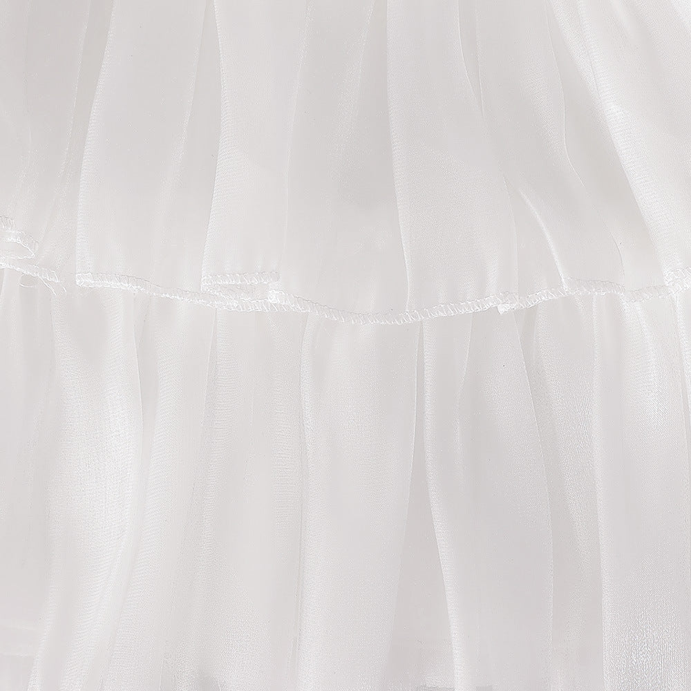 Cute Tiered Tulle Bowknot Princess Dress for Baby Girls | Party & Flower Girl Outfit
