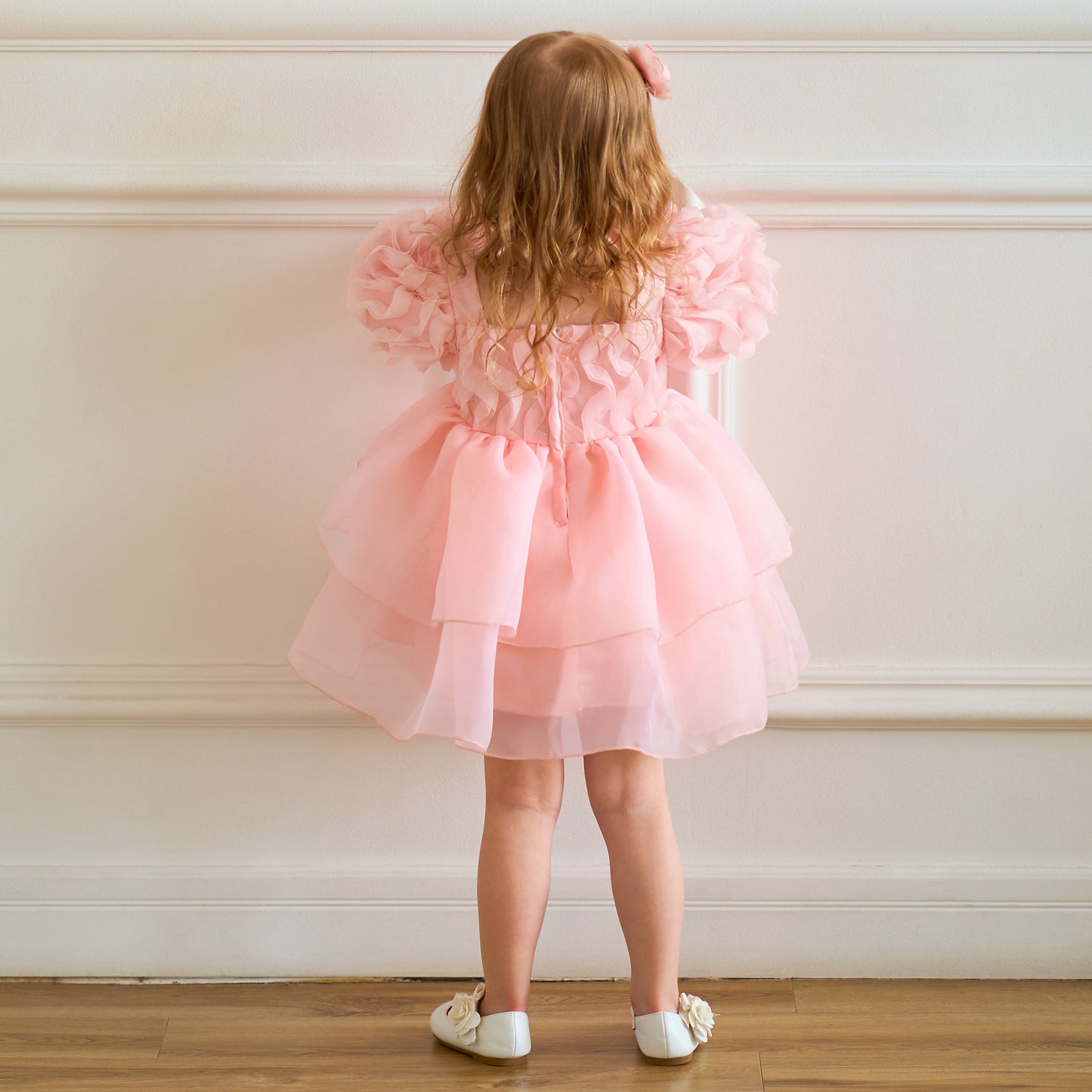 Toddler Fairy Princess Tulle Dress Puff Sleeves | Party & Wedding Outfit
