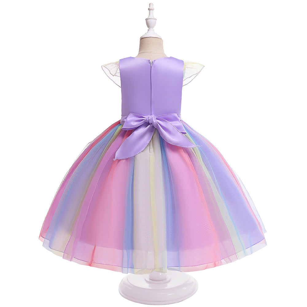 Unicorn Tulle Ball Gown Dress for Girls | Cute Puffy Princess Dress