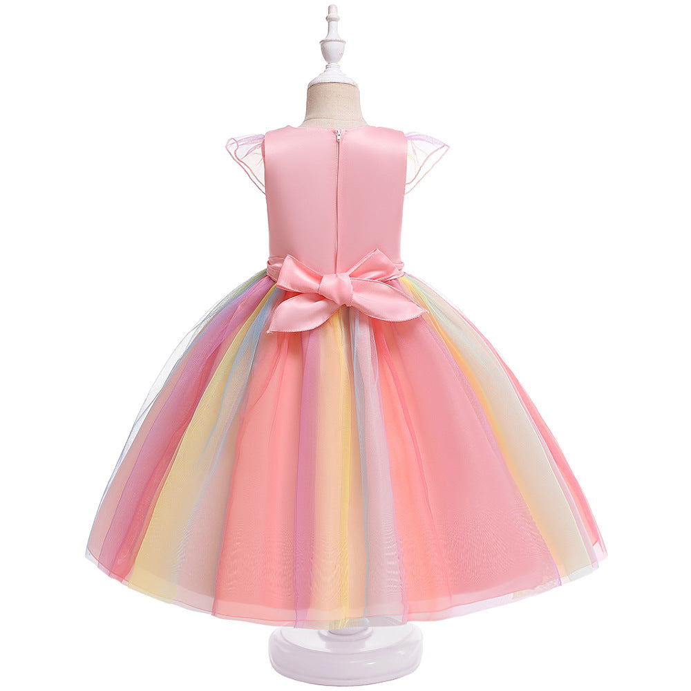 Unicorn Tulle Ball Gown Dress for Girls | Cute Puffy Princess Dress