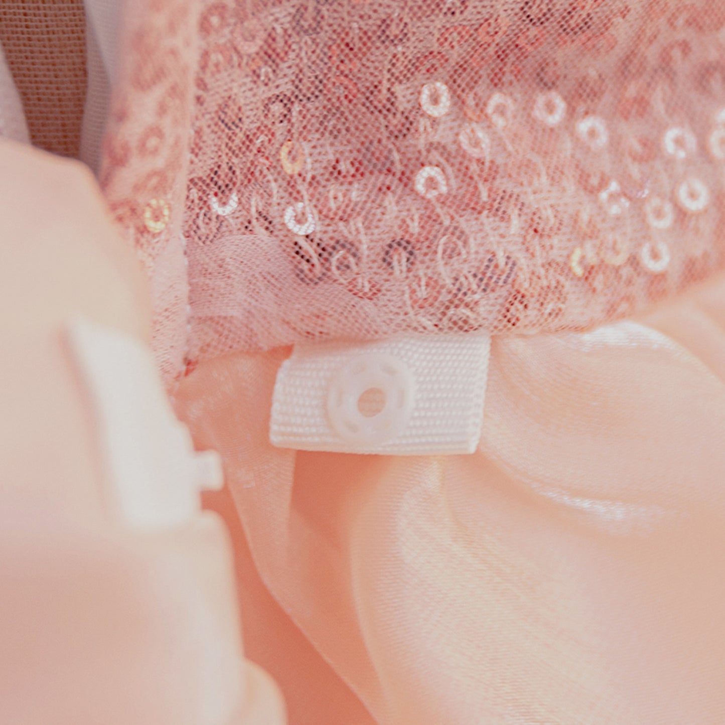 White A-Line Sequin Flower Girl Dress | Tiered Princess Dress for Kids 3-10Y