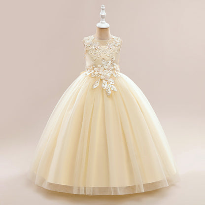 Frocklet A-Line Maxi Princess Girl Dress - Tulle, Applique & Lace | Party & Formal 25