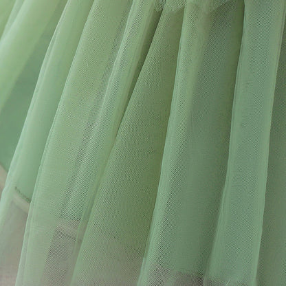 Frocklet A-Line Tulle Bowknot Princess Dress for Girls – Party, Wedding & Photo Shoot 7