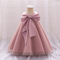 Adorable Red Bowknot Toddler Party Dress