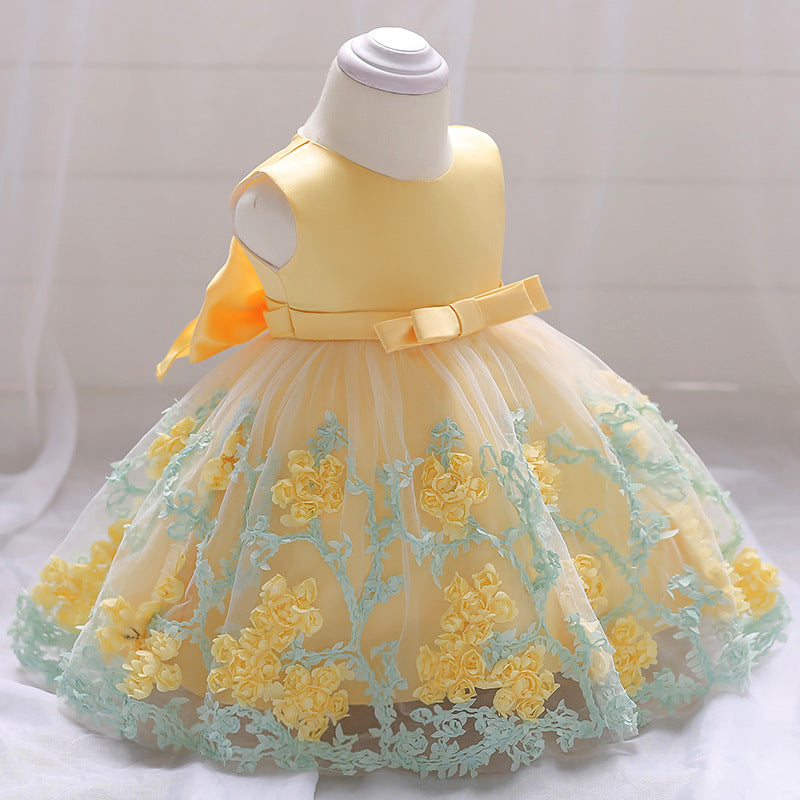 Adorable Baby Girl Ball Gown – Puffy Flower Dress for Weddings, Parties & Celebrations