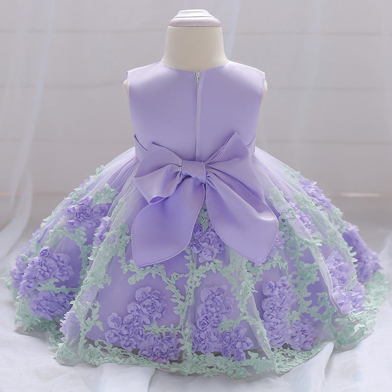 Adorable Baby Girl Ball Gown – Puffy Flower Dress for Weddings, Parties & Celebrations