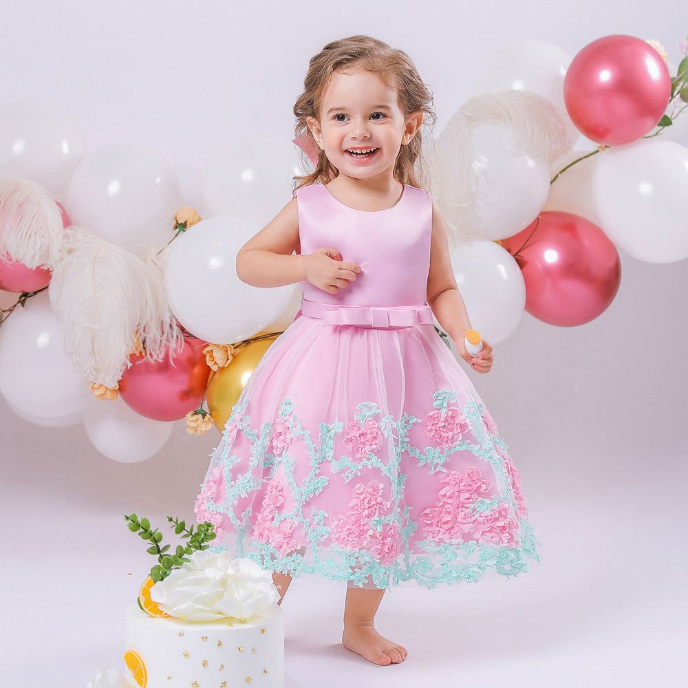 Adorable Baby Girl Ball Gown – Puffy Flower Dress for Weddings, Parties & Celebrations
