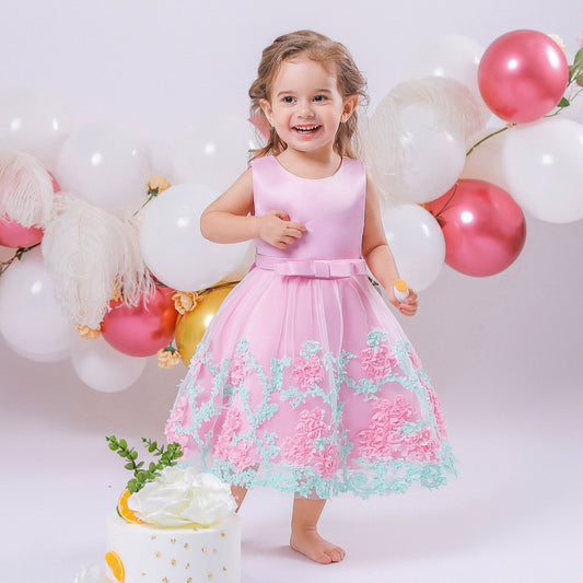 Adorable Baby Girl Ball Gown – Puffy Flower Dress for Weddings, Parties & Celebrations