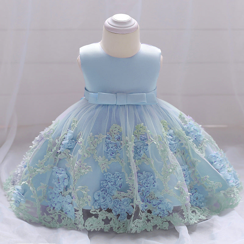 Adorable Baby Girl Ball Gown – Puffy Flower Dress for Weddings, Parties & Celebrations
