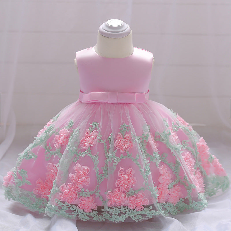 Adorable Baby Girl Ball Gown – Puffy Flower Dress for Weddings, Parties & Celebrations