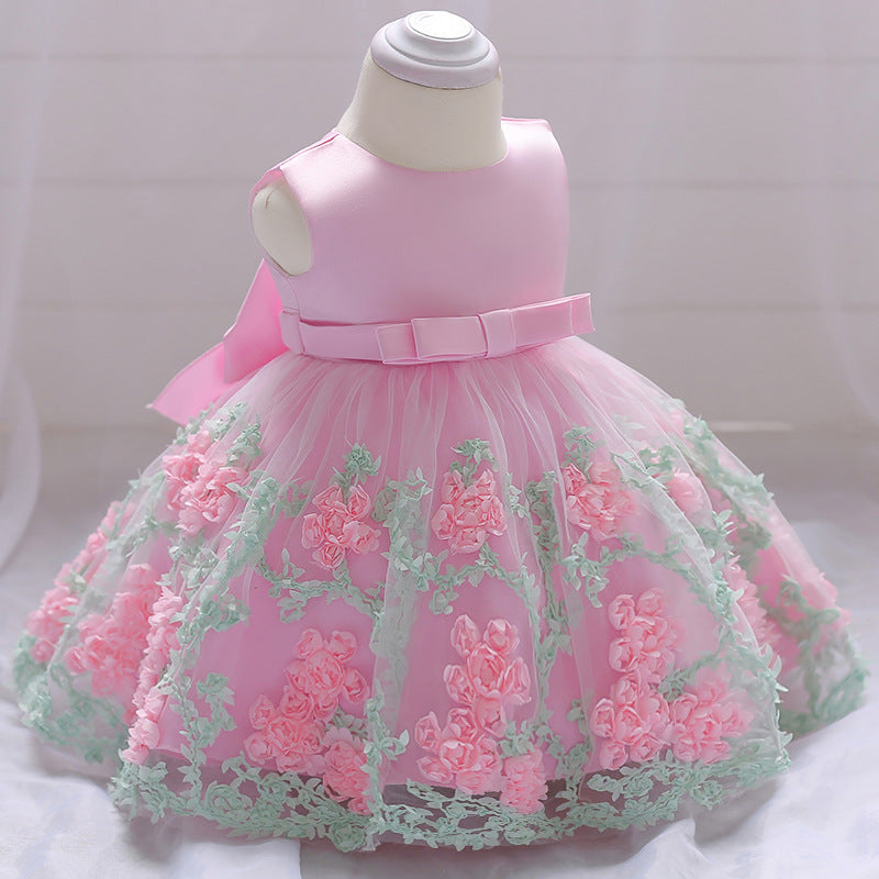 Adorable Baby Girl Ball Gown – Puffy Flower Dress for Weddings, Parties & Celebrations