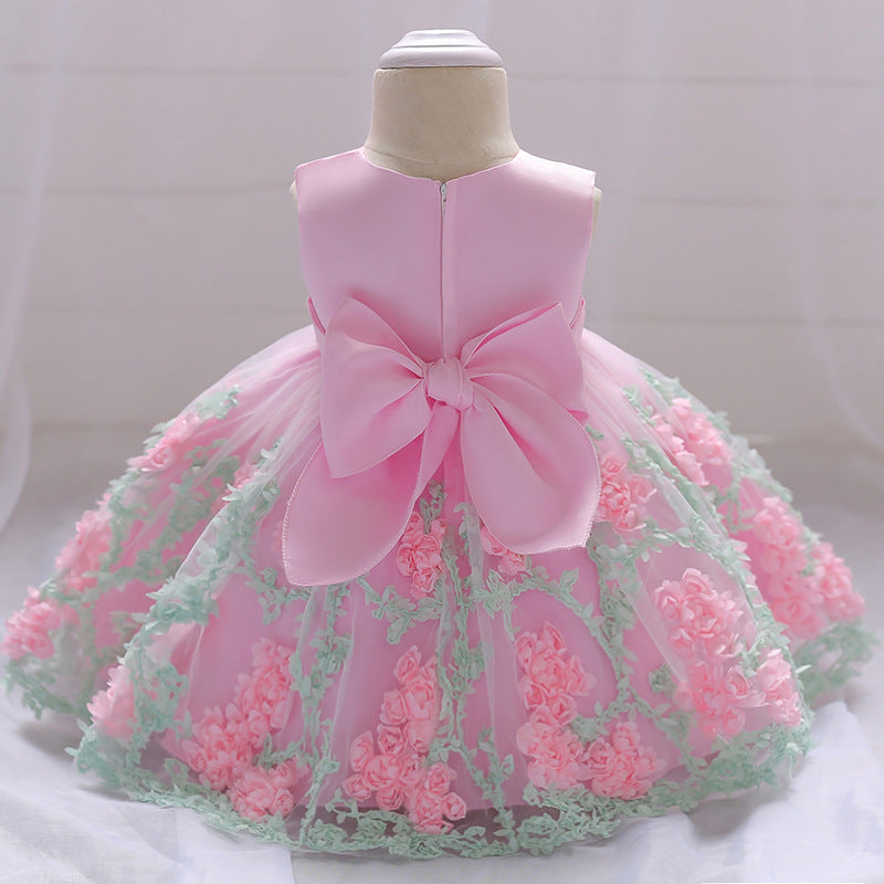 Adorable Baby Girl Ball Gown – Puffy Flower Dress for Weddings, Parties & Celebrations