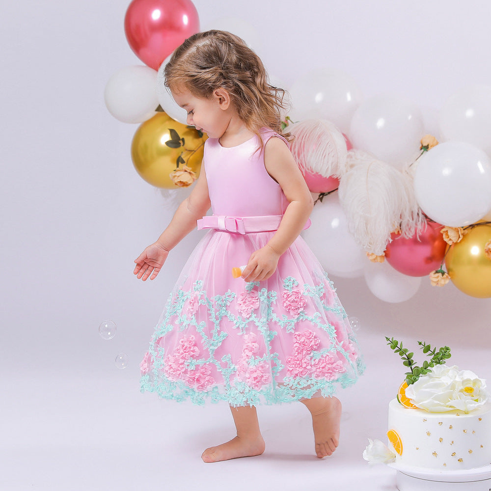 Adorable Baby Girl Ball Gown – Puffy Flower Dress for Weddings, Parties & Celebrations