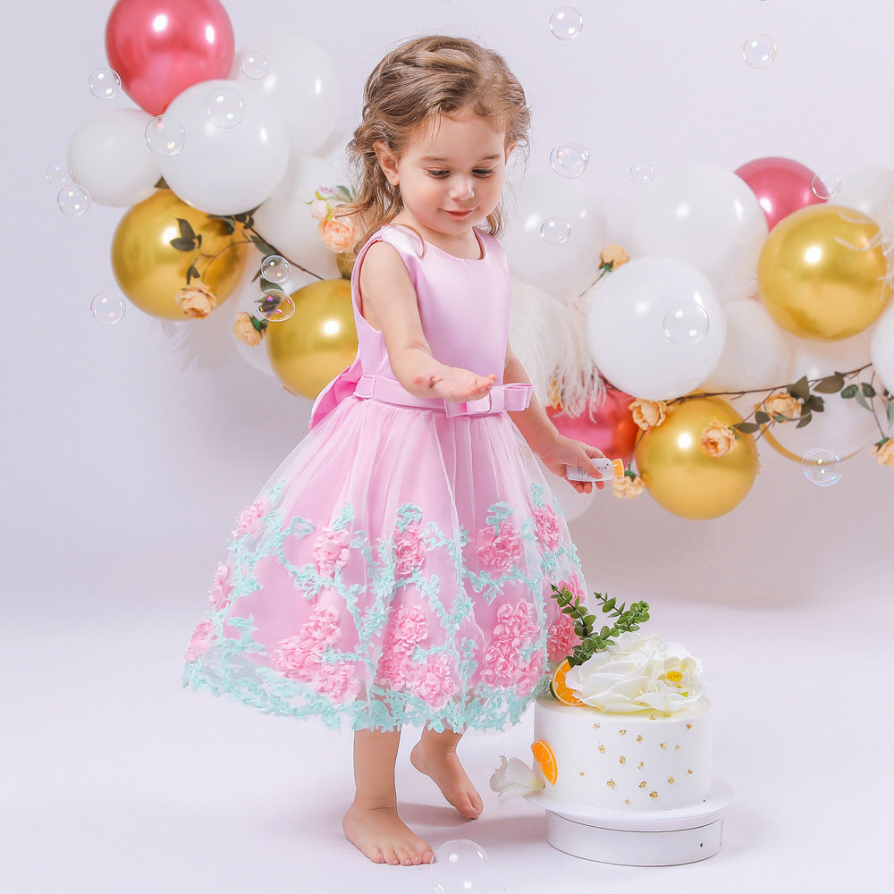 Adorable Baby Girl Ball Gown – Puffy Flower Dress for Weddings, Parties & Celebrations
