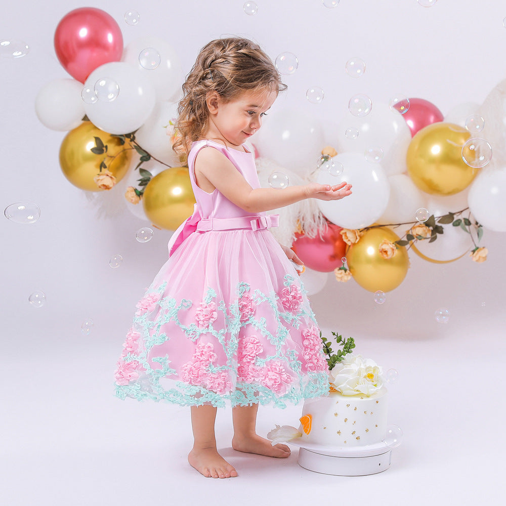Adorable Baby Girl Ball Gown – Puffy Flower Dress for Weddings, Parties & Celebrations