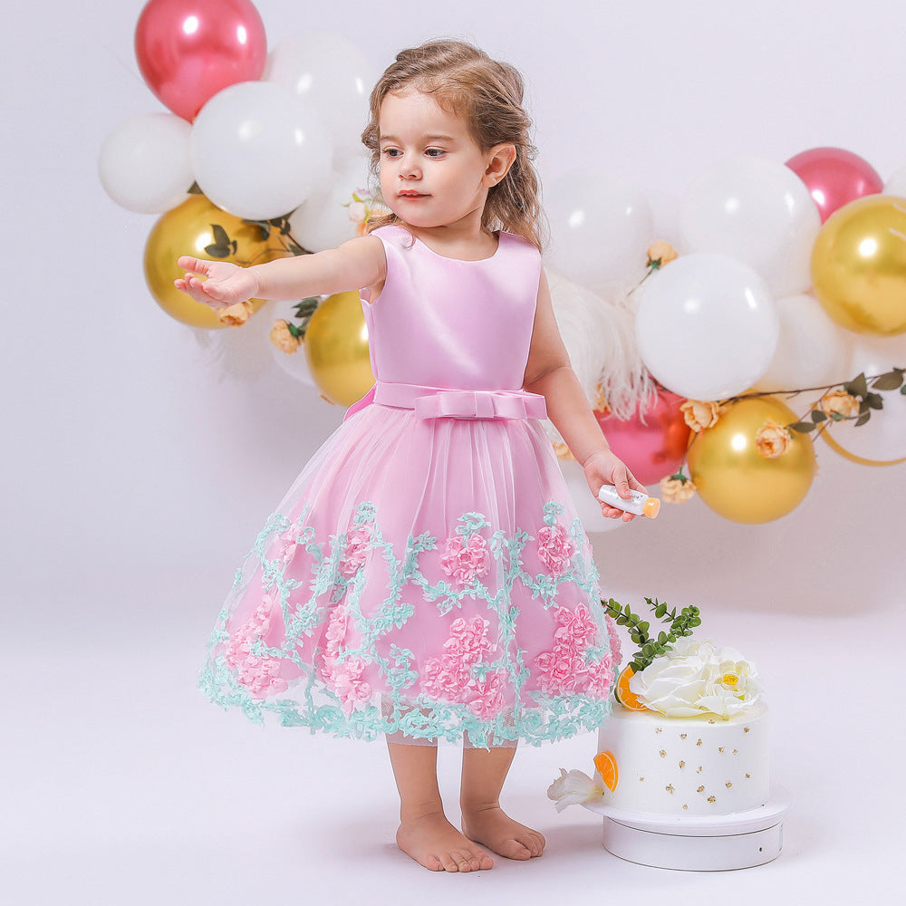 Adorable Baby Girl Ball Gown – Puffy Flower Dress for Weddings, Parties & Celebrations