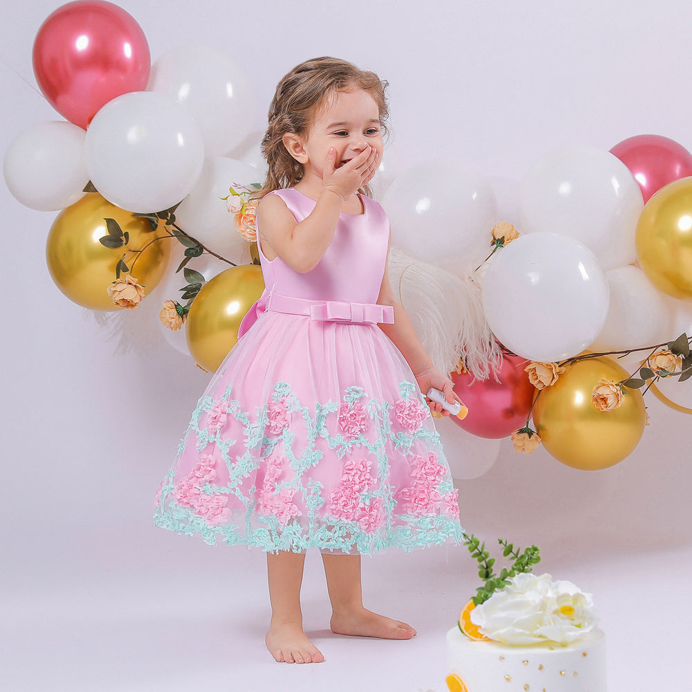 Adorable Baby Girl Ball Gown – Puffy Flower Dress for Weddings, Parties & Celebrations