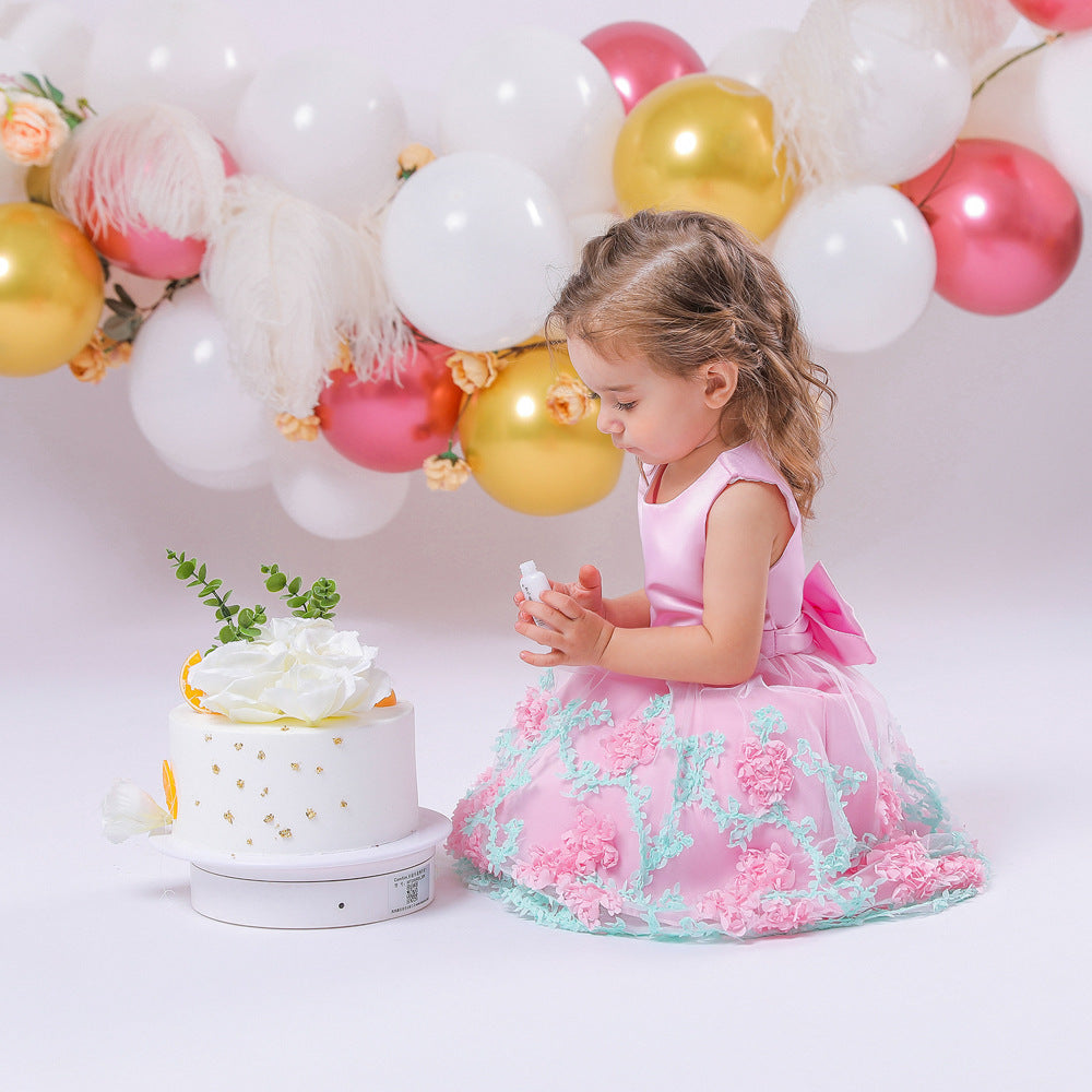 Adorable Baby Girl Ball Gown – Puffy Flower Dress for Weddings, Parties & Celebrations