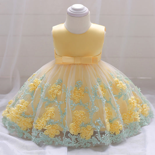 Adorable Baby Girl Ball Gown – Puffy Flower Dress for Weddings, Parties & Celebrations