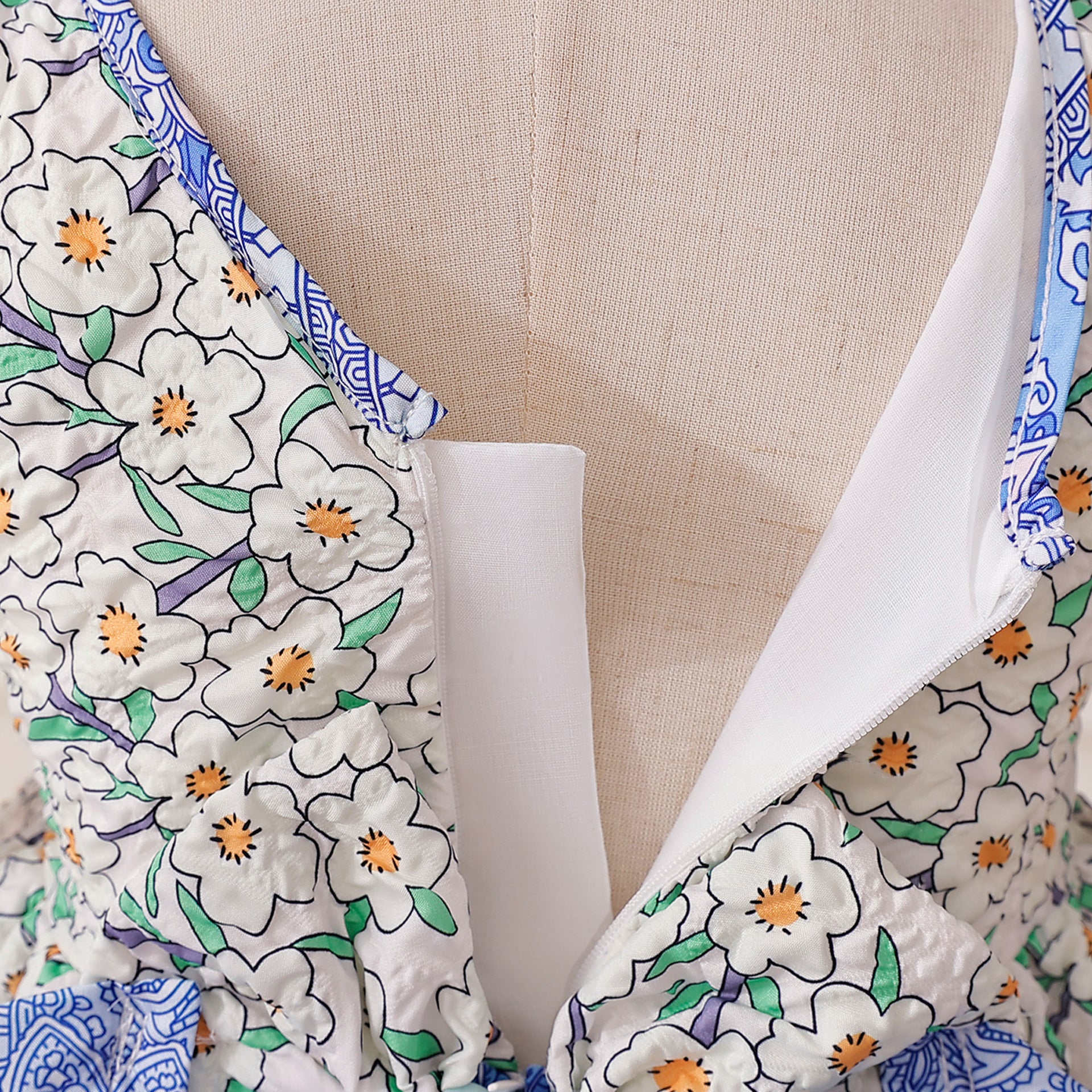 Cute A-Line Floral Bow Dress for Baby Girls, Long Sleeve, Tea Length