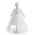 Cute A-Line Off Shoulder Flower Girl & Party Dress Set for Girls