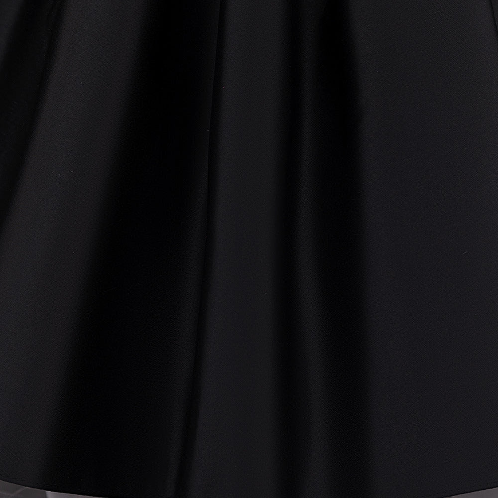 A-Line Sequin Satin Princess Birthday Dress for Baby Girls | Cute Party & Formal Wear