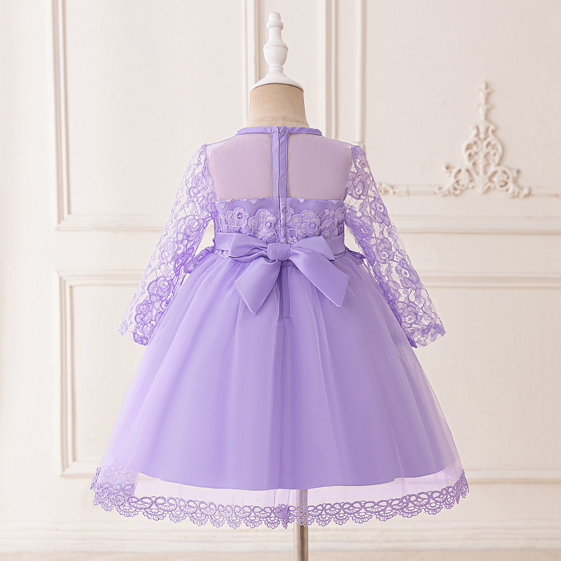 Adorable Flower Girl Dress – Tulle Lace A-Line Dress for Girls (Ages 2-6)