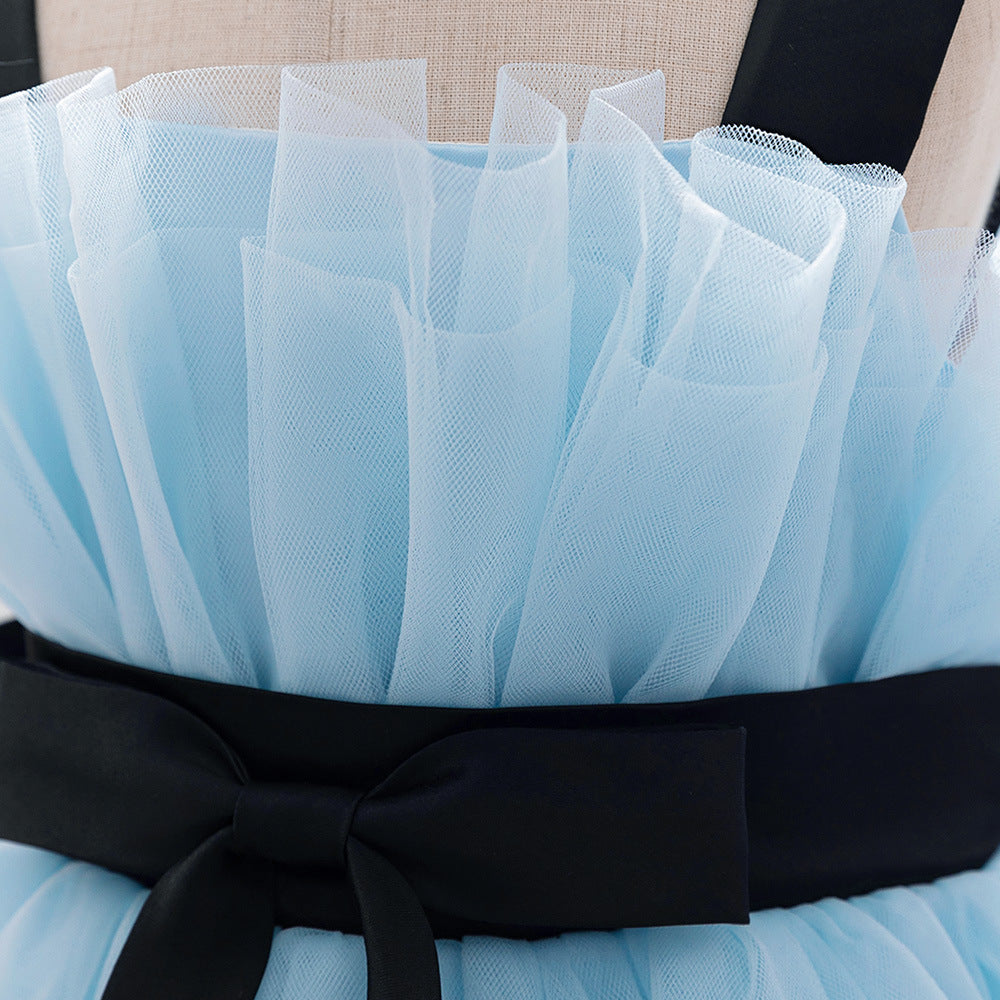 Adorable A-Line Flower Girl Dress with Detachable Train – Sweetheart Tulle Gown for Special Occasions