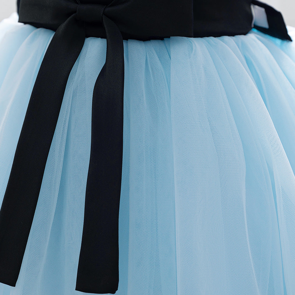 Adorable A-Line Flower Girl Dress with Detachable Train – Sweetheart Tulle Gown for Special Occasions