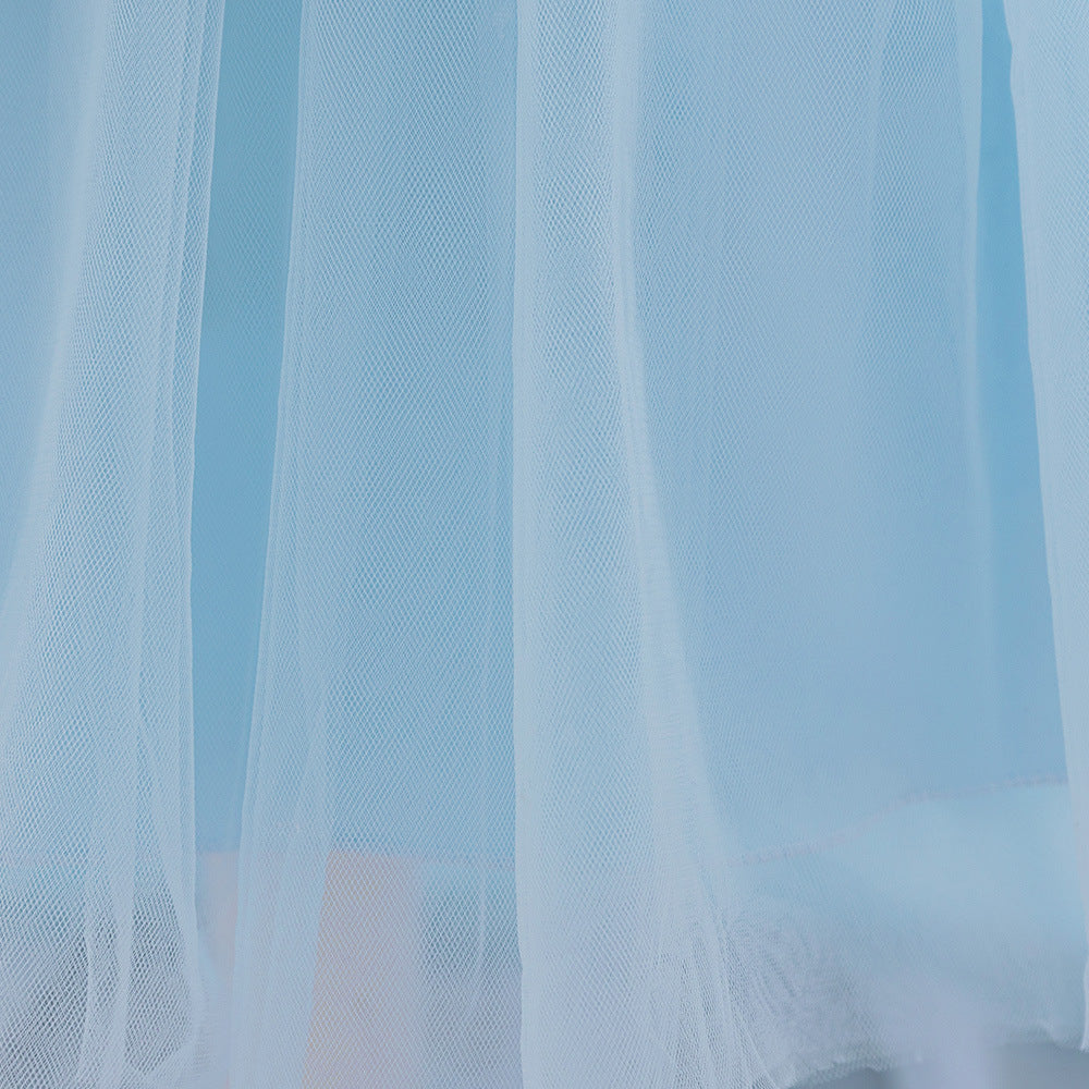 Adorable A-Line Flower Girl Dress with Detachable Train – Sweetheart Tulle Gown for Special Occasions