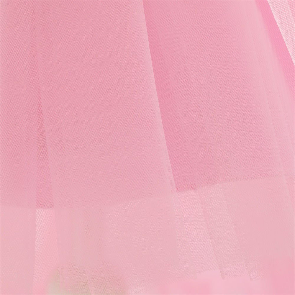 Adorable A-Line Flower Girl Dress with Detachable Train – Sweetheart Tulle Gown for Special Occasions