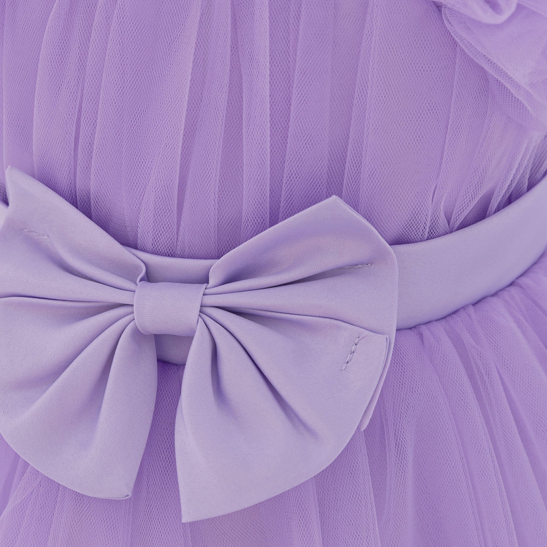 Cute Tulle Princess Dress for Girls | A-Line Tea Length Flower Girl Dress