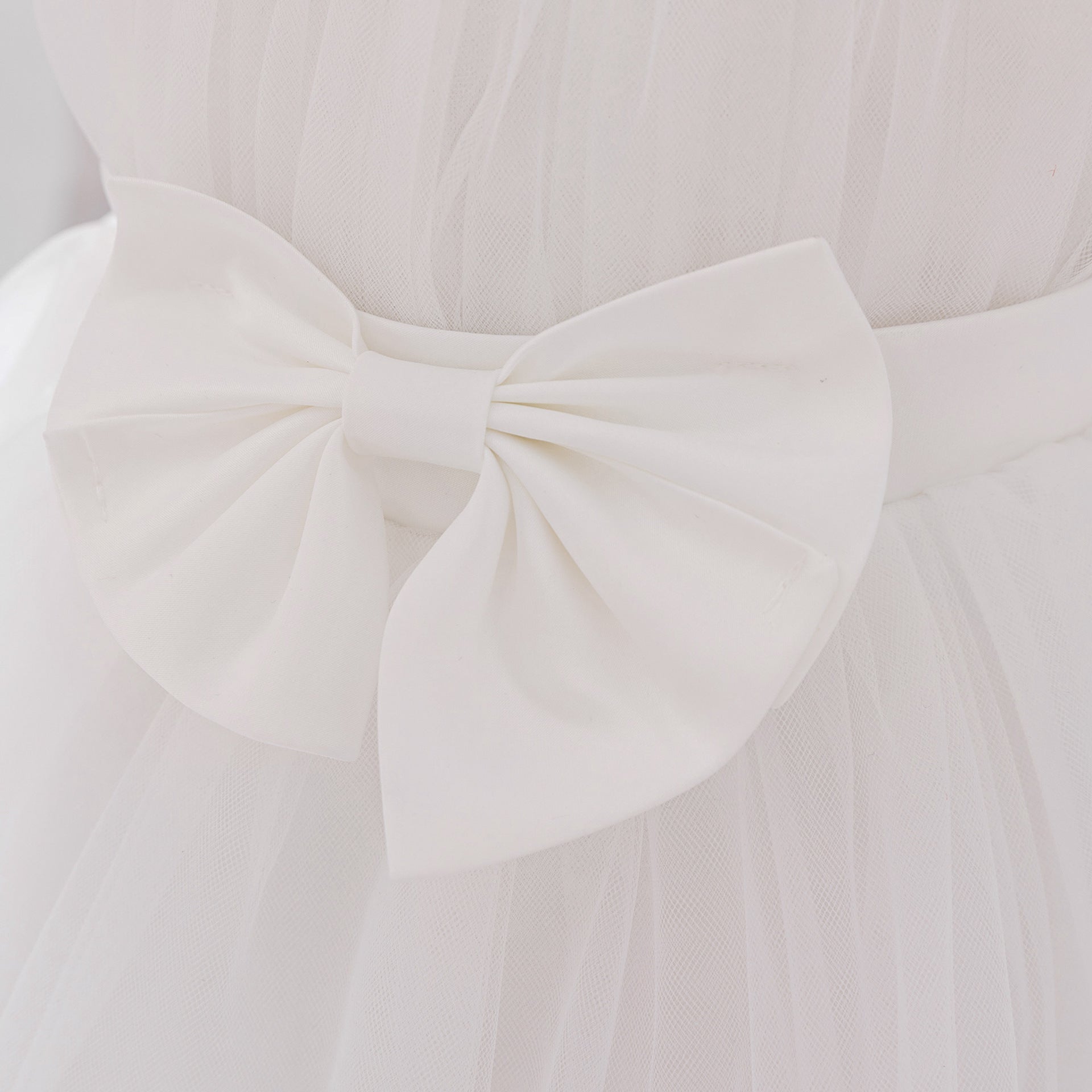 Cute Tulle Princess Dress for Girls | A-Line Tea Length Flower Girl Dress