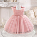 Cute A-Line Tulle and Satin Baby Princess Dress with Bow