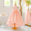 Cute High-Low Halter Neck A-Line Flower Girl Dress for Parties