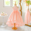 Cute High-Low Halter Neck A-Line Flower Girl Dress for Parties