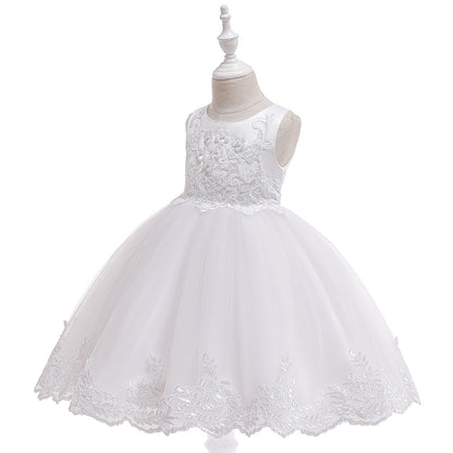 Frocklet Cute Puffy Lace Flower Girl Dress – Kids Ball Gown for Parties & Weddings 2